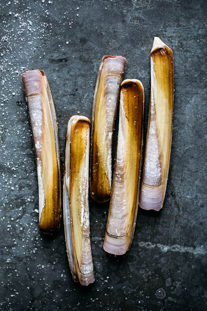 Razor Clams with Chile & Lime
