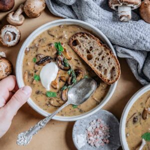 Creamy Wild Mushroom Soup