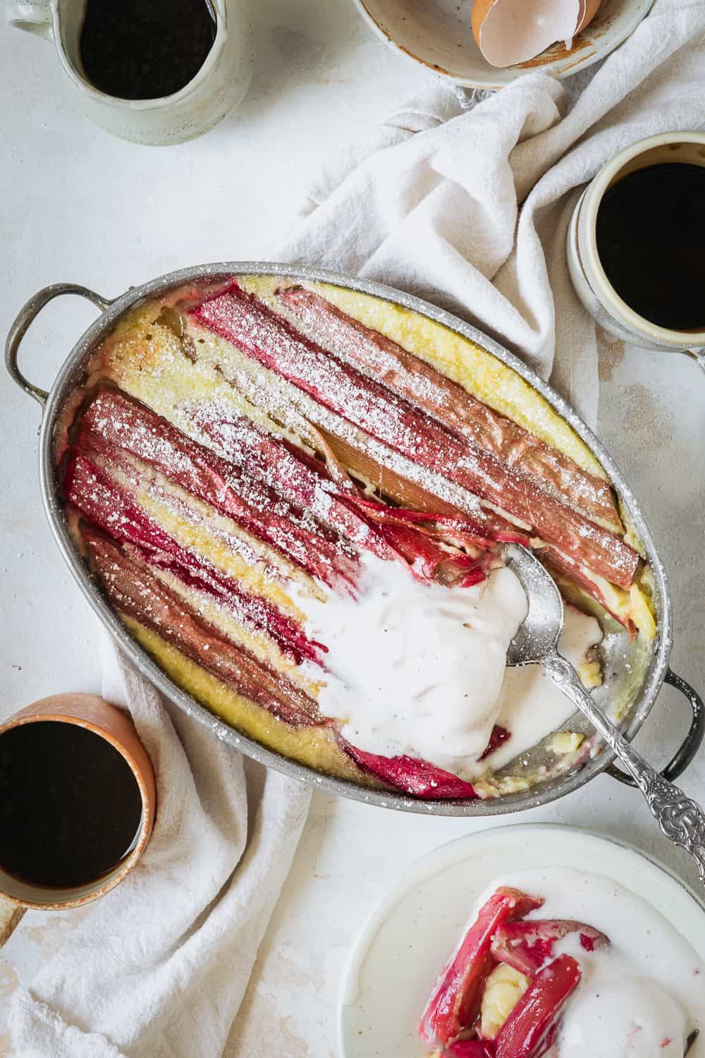 Classic Rhubarb Clafoutis