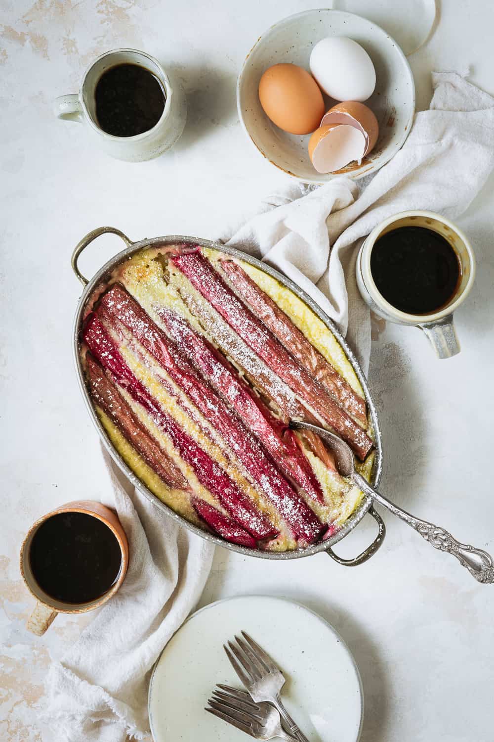 Classic Rhubarb Clafoutis