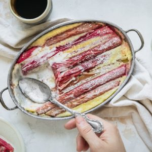 Classic Rhubarb Clafoutis