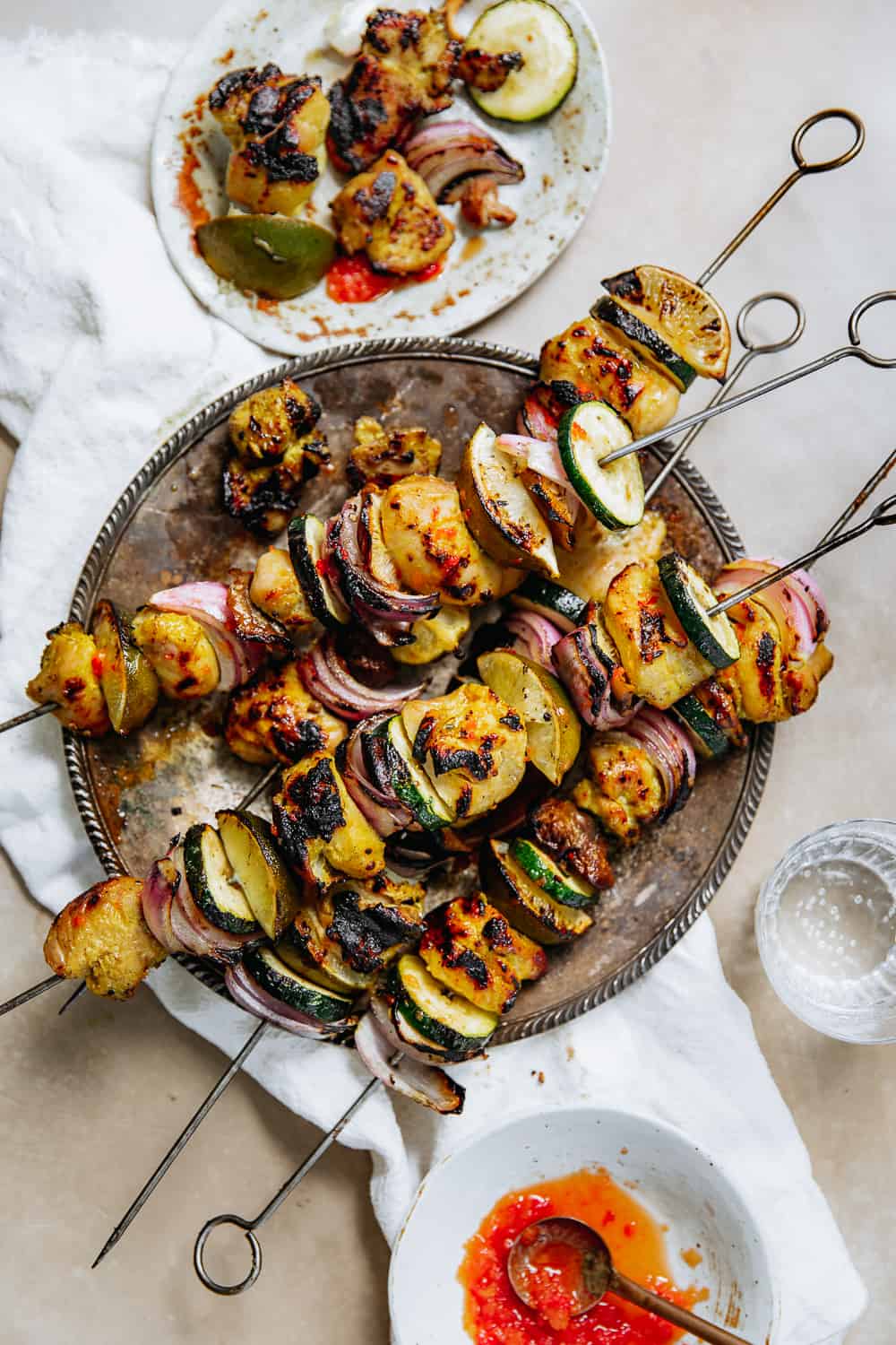 Coconut Marinated Thai Chicken Skewers