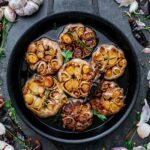 Garlic Confit Whole Roasted in Oil