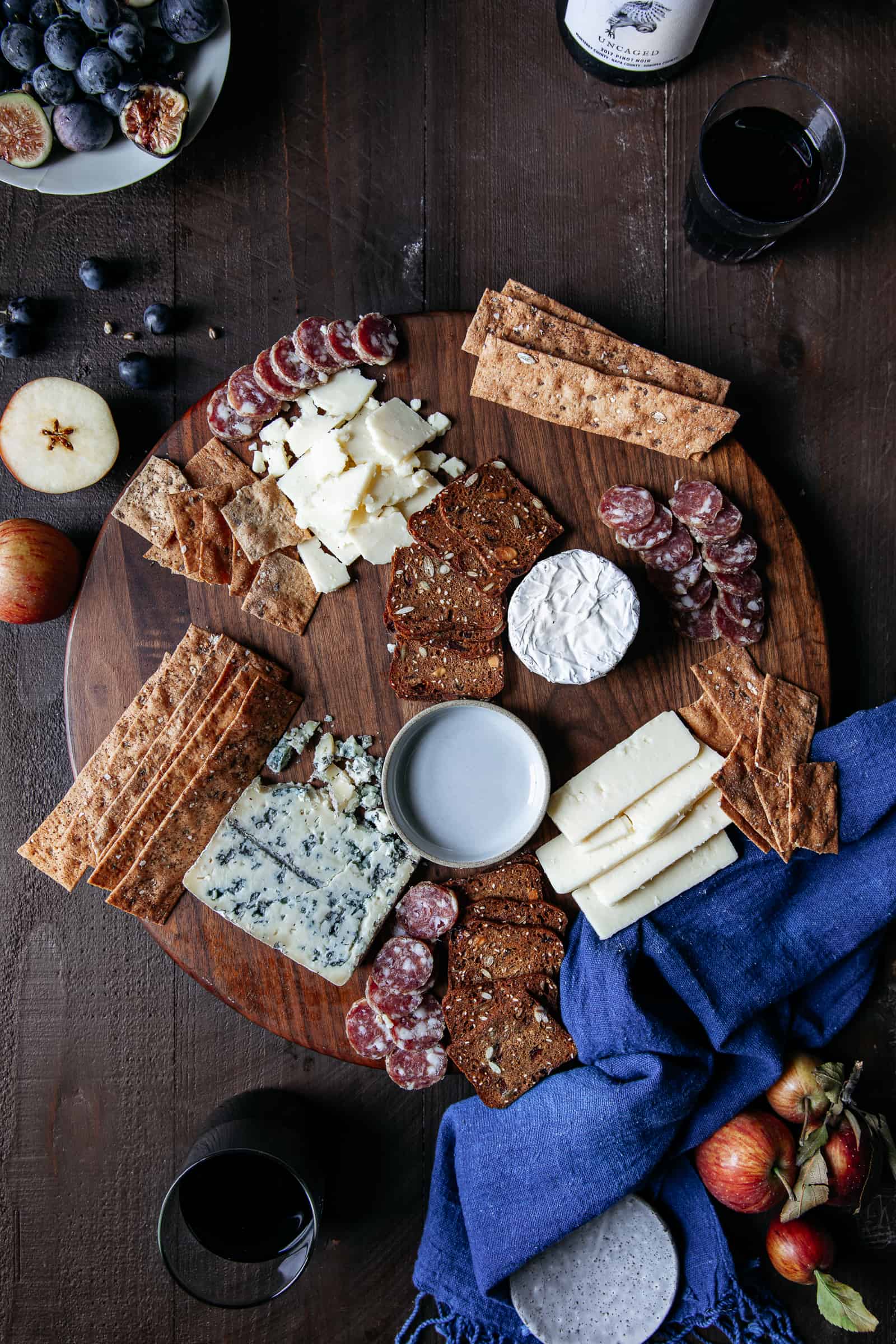 Cheeseboard Styling Step 3 — Arrange the meats