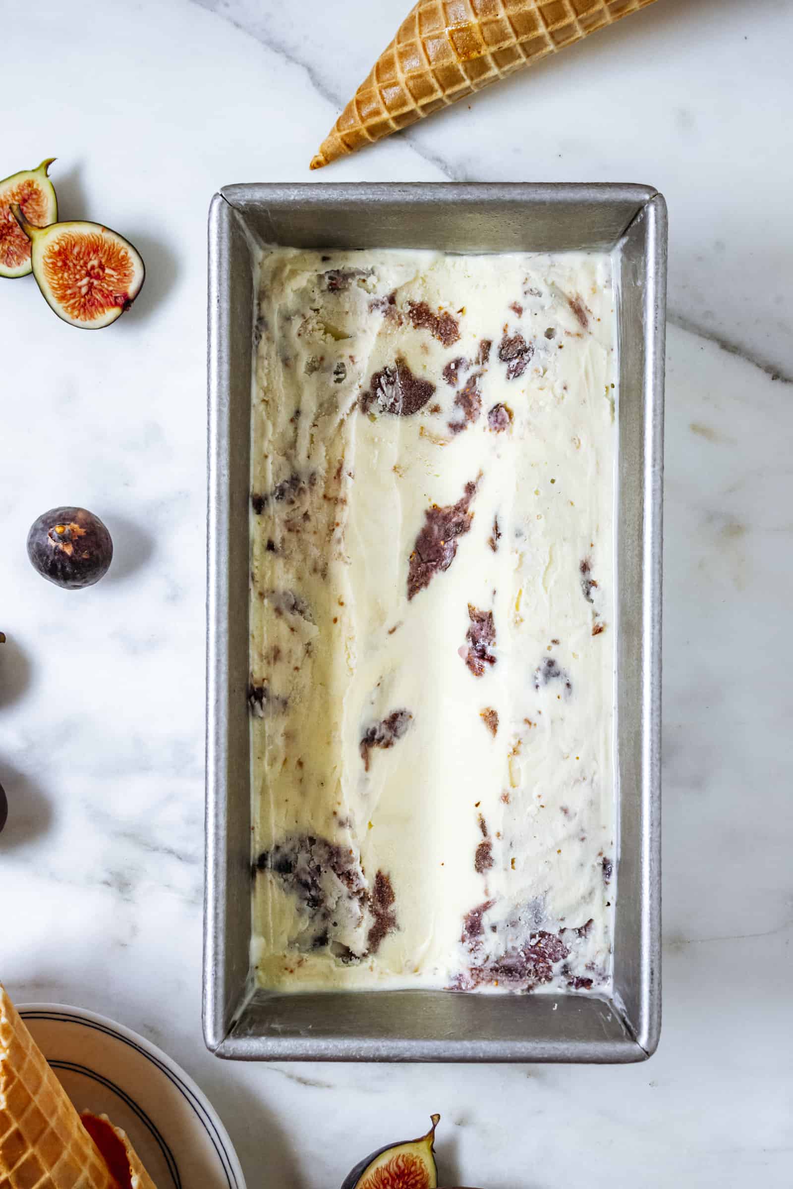 Tin of Ricotta Fig Ice Cream