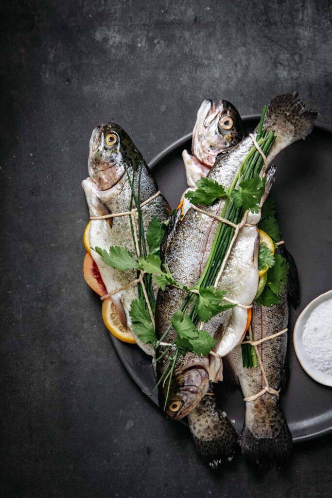 Citrus Herb-Stuffed Whole Trout