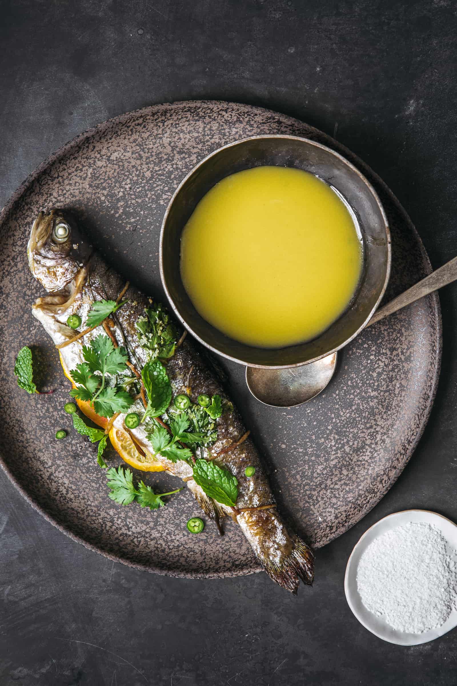 Citrus Herb-Stuffed Whole Trout