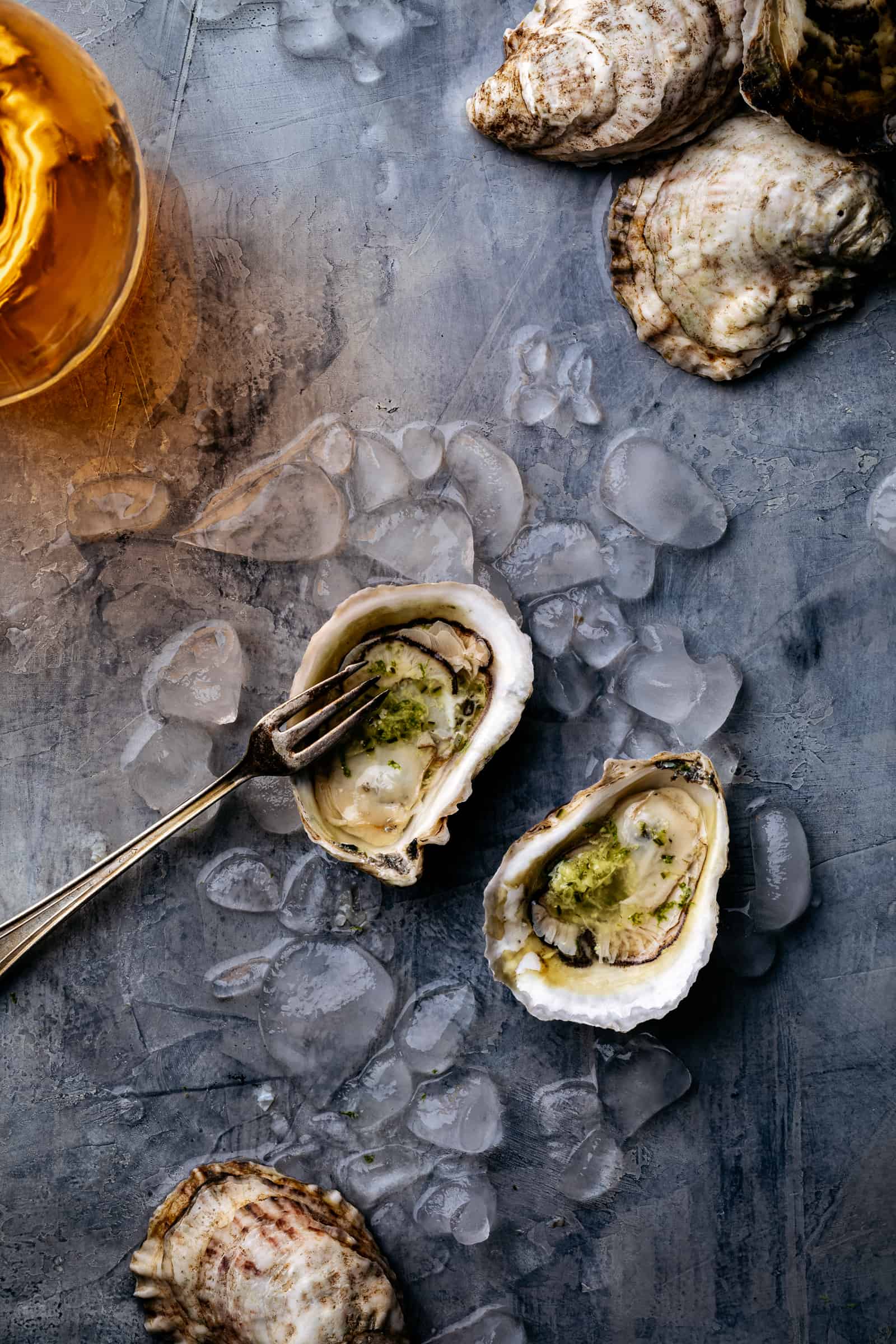 Oysters with Rose Wine