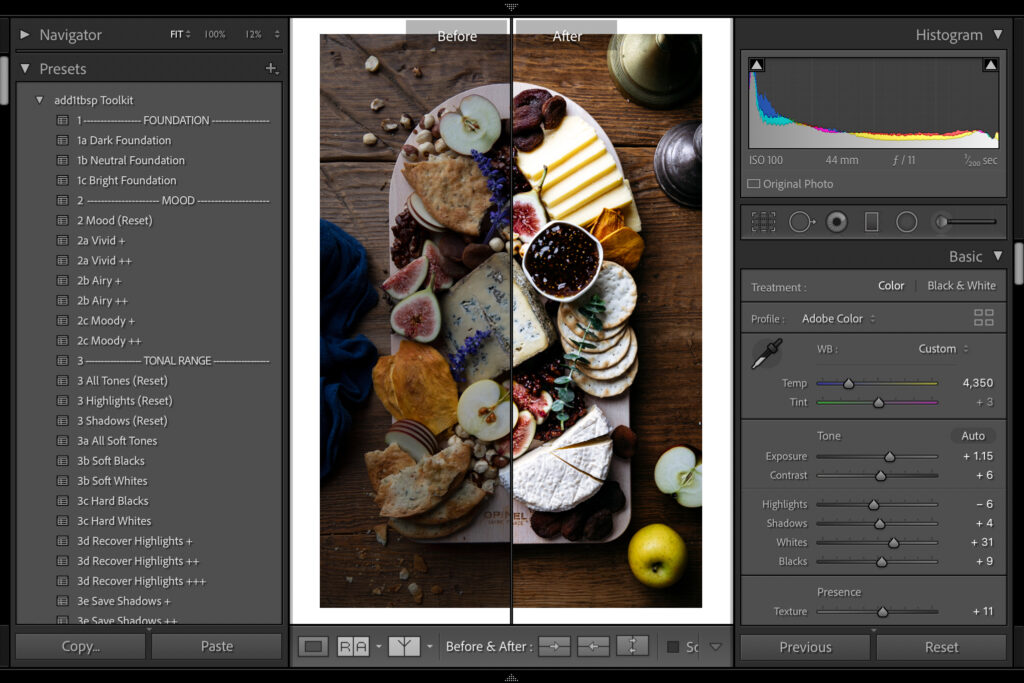Lightroom Preset Toolkit for Food Photographers ??? add1tbsp